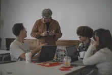 Picture of working team